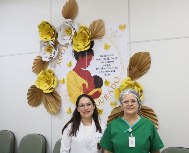 CHSL refor�a import�ncia do aleitamento materno no Agosto Dourado
